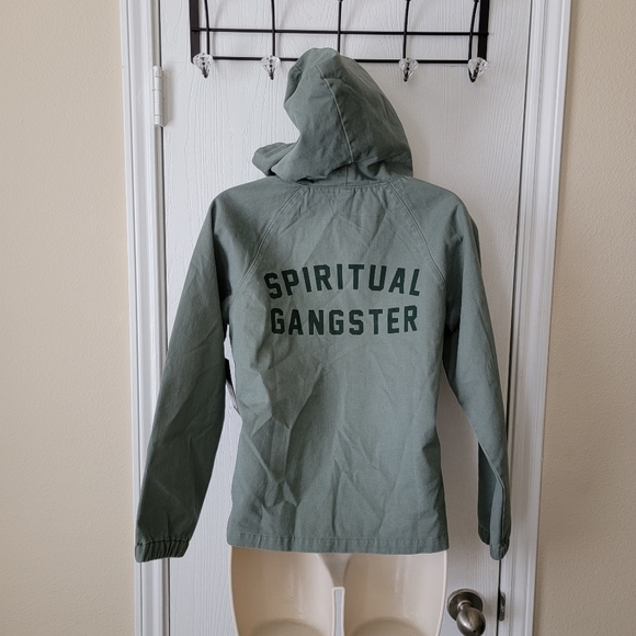 Spiritual Gangster Hooded Military Jacket - Picture 2 of 12